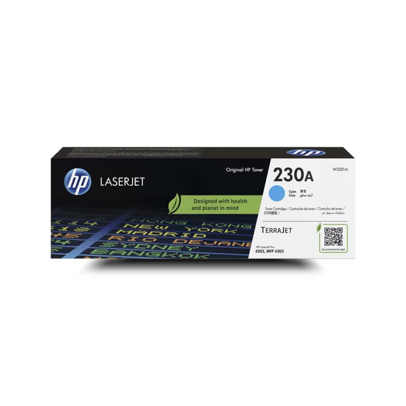 HP 230a Cyan Original LaserJet Toner / Tinta Cartridge